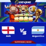 Soi kèo Anh vs Argentina 02h00 ngày 16/7/2026 – World Cup 2026